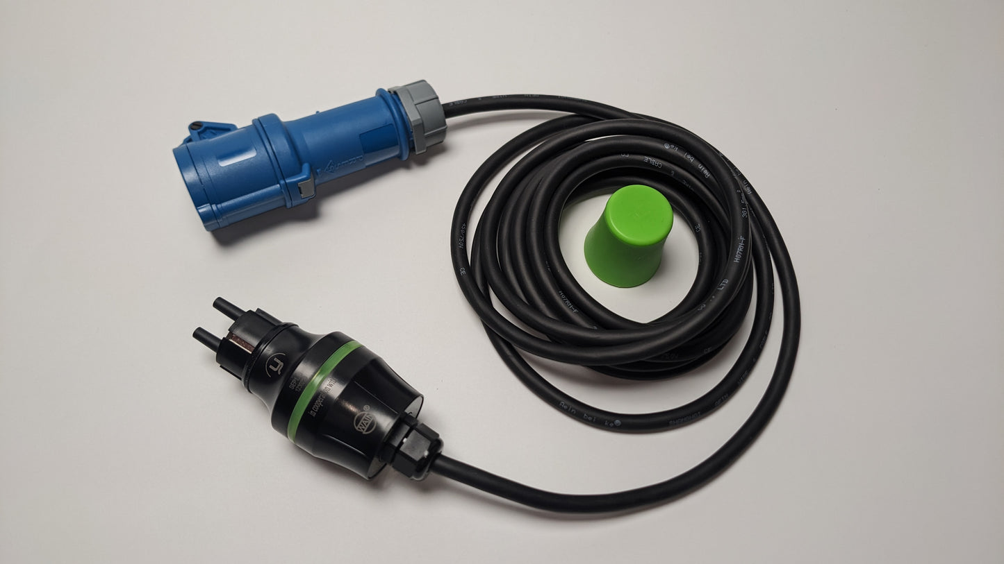 SEP 1.16 offen mit CEE - CAMPING Kupplung Total-Ansicht_2 mit 5m Kabel